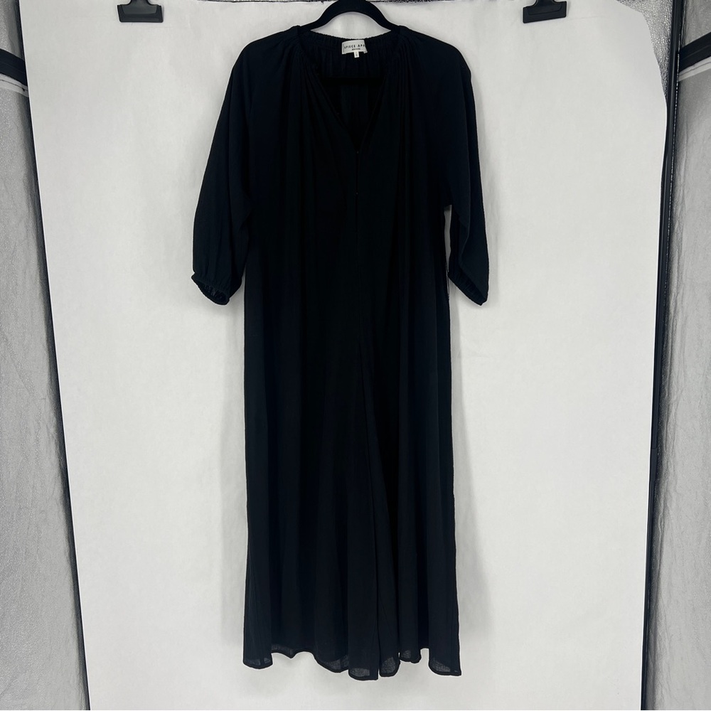 Apiece Apart Black Long Sleeve romper